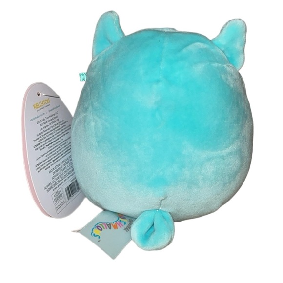 Winston The Teal Owl Squishmallow 4” - Picture 3 of 5